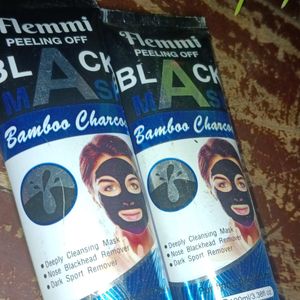 Flemmi Peeling Off Black Mask Bamboo Charcoal