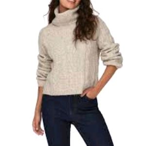 Pinterest Knitted Oversized Cowl Neck Top By LiuJo