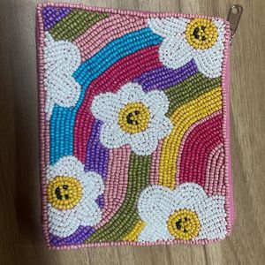 Hand Beaded Coin Purse