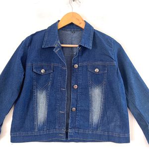 Navy Blue Denim Jacket (Women)