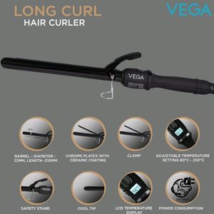 VEGA Long Curler For Hair