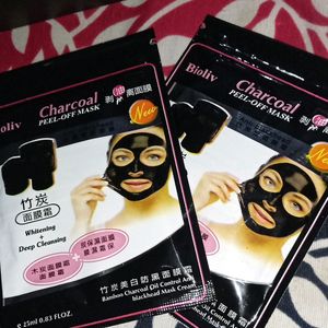 Charcoal Peel Off Mask Pack Of 2