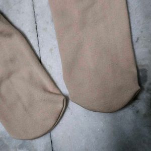 Nude Fleece Stockings