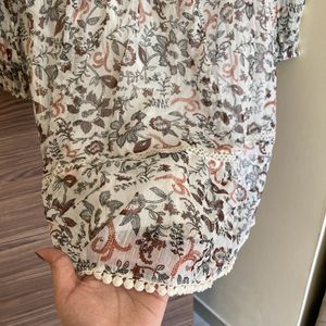 Floral Korean Coquette Dress