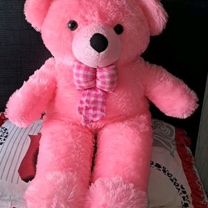 TEDDY BEAR ...PINK COLOUR ... SOFT TOY