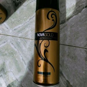 Nova Professional Gold Hair Spray New Sealed pack