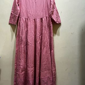 Avaasa Peach Colour Kurta Size M