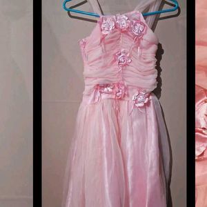 Cute Pink Dress For Kids