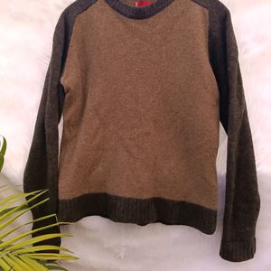 Levi's brown red label sweater