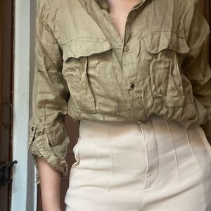 H&M Pure Cotton Oversized Shirt