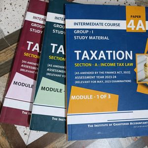 Ca Inter Taxation Modules