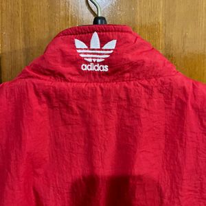 ADIDAS ORIGINALS RED JACKET BIG TREFOIL DESIGN