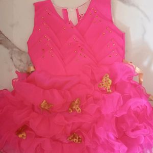 Baby Girl Pink Frock Dress