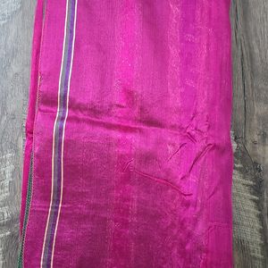 Banarasi Silk Saree Pink