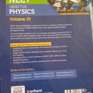 Arihant NEET Objective Physics Vol. I