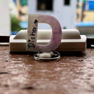 Customized Name Alphabet Key Chain