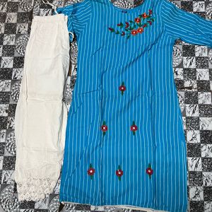 New Unused Women Kurti Pant Set