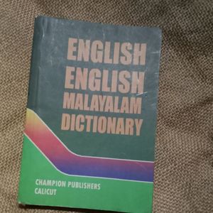 English Malayalam Dictionary