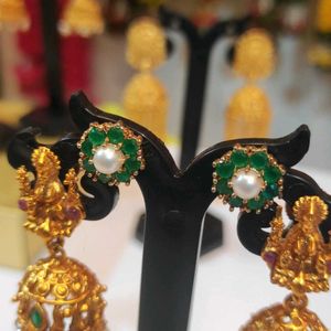 Fashion earrings & Laxmi Jumka Combo For Women