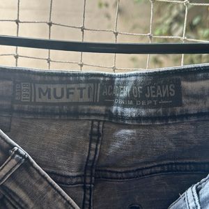 Mufti Brand Tappered Stretchable Jeans 32