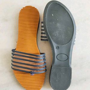 Transparent Strap Flats For Women