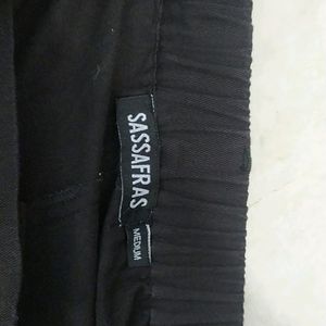 Black Cargo Joggers