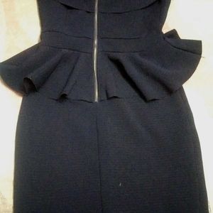 Western Dress Midi Navy Blue