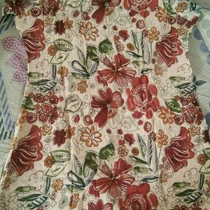 Top Cum Kurta❤️ Floral Print 🌺🌹