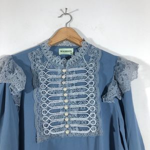 Blue Casual Top(Women’s)