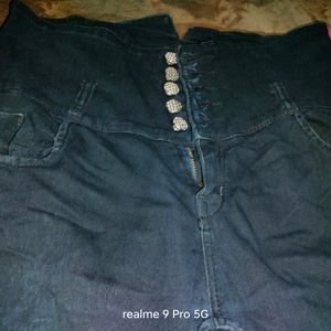 Women High Waist Jeans