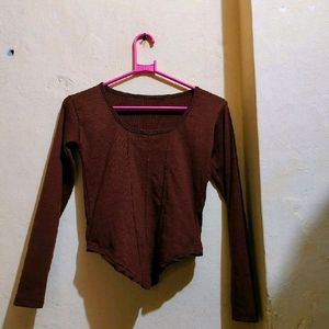 Just 280/Brown Corset Top