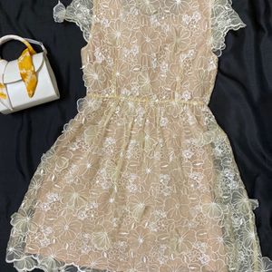 3D Flower Organza Dress🌼