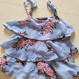 Fancy Frill Top For Girl