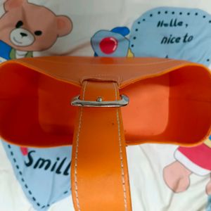 Vibrant Orange Picnic Handbag – Perfect for Stylis