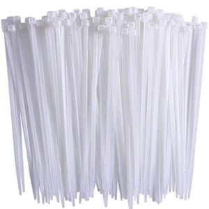 Pack Of 100pcs White Cable Zip Ties