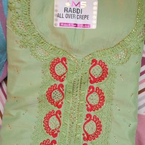 Unstiched Suit Bottom With Dupatta