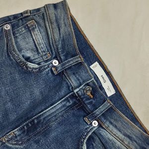 MANGO Bootcut denim