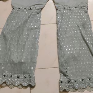 Semi Stitched Sharara