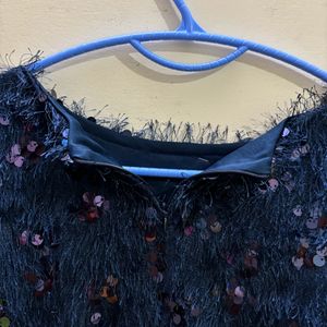 Blue Shimmer Party Top