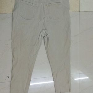 Cream Colour Jeans