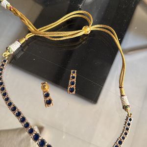 Blue Jewellery Set