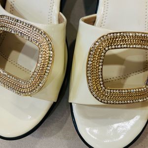 Women Embellished Wedge Sandals