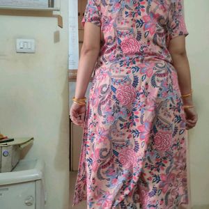 Flower Print Suit Set