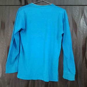 Cotton Blue Sweatshirt