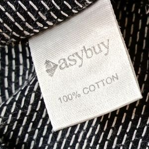 Easybuy Men Black Printed Cotton Slim fit Shirt