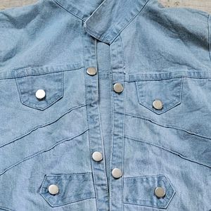 Trendy Denim Jacket - For Women