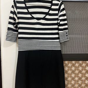 Black And White Stripes Dress