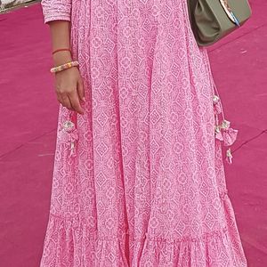 Long Pink Kurti