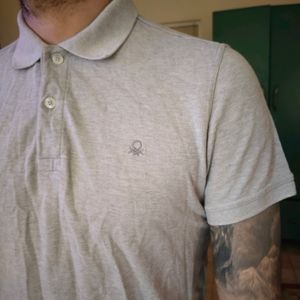 UCB Grey Fitted Polo