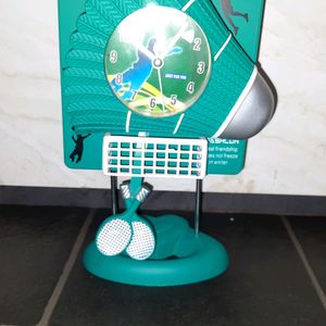 Badminton Table Clock ⏰️(39 Delhivery Charge Only)